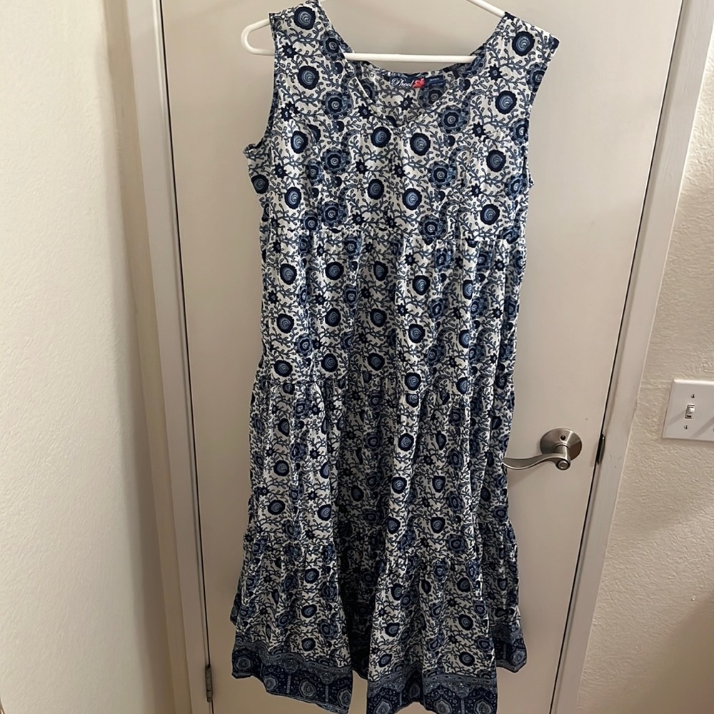 Phool flowy 100% cotton summer dress